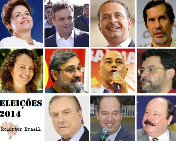 Os onze candidatos à Presidência da República. Fotos: Divulgação