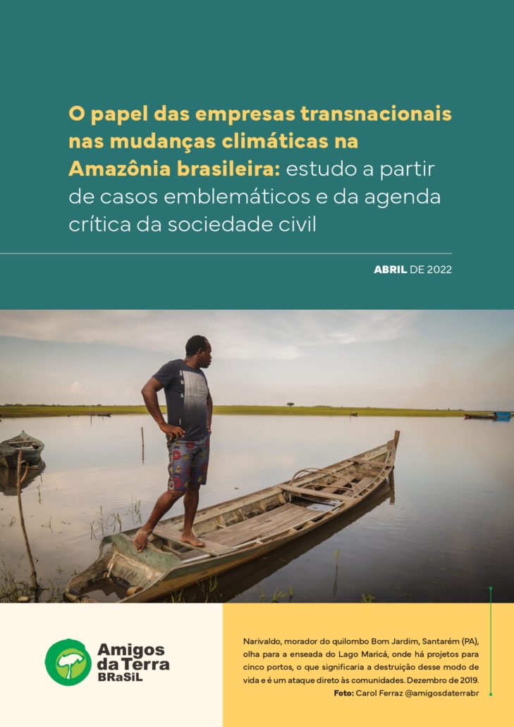 O papel das empresas transnacionais nas mudanças climáticas na Amazônia brasileira: estudo a partir de casos emblemáticos e da agenda crítica da sociedade civil