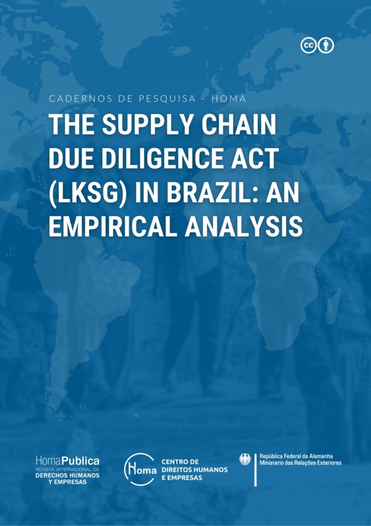 The Supply Chain Due Diligence Act (LKSG) in Brazil: an empirical analysis